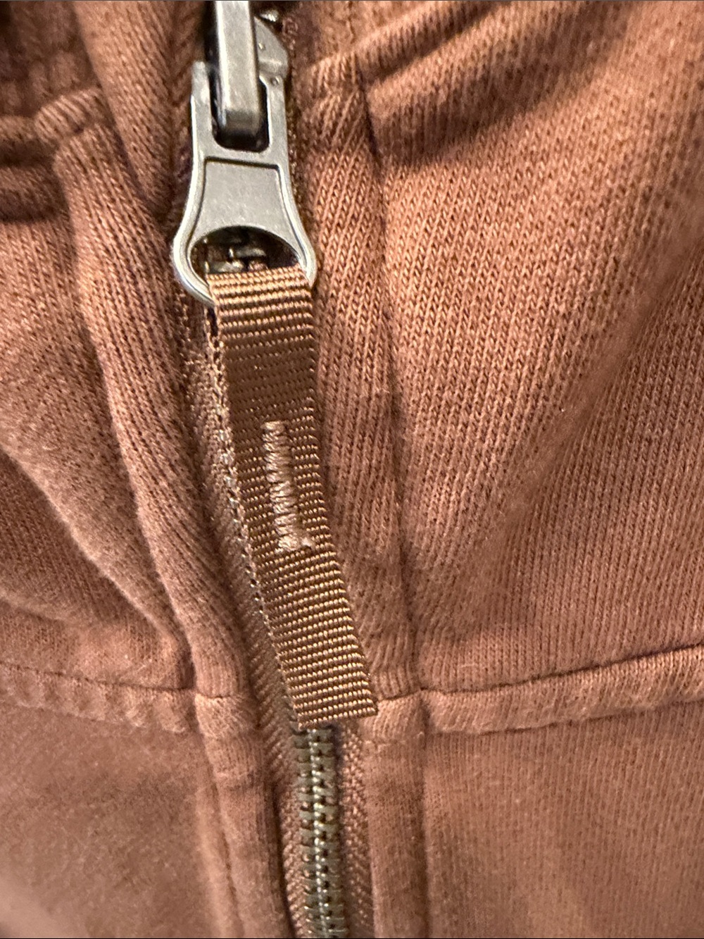 JoyLab Rust Brown Half-Zip Crewneck Pullover - Picture 5 of 7